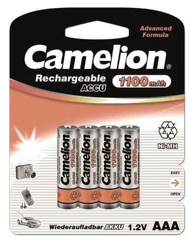 CAMELION Akku Micro NiMH  HR03      1101 1100 mAh   **Blister a 4 Stück**