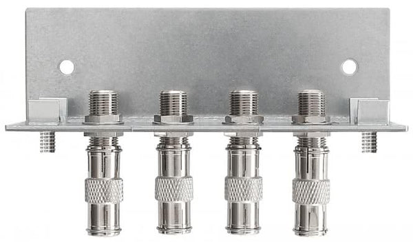 AXING Erdungswinkel einreihig   QEW 4-12 Quickfix 4-fach Erdung u. Pot.-ausgleich