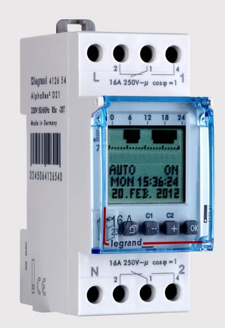 LEGR AlphaRex D21 astro 230V AC   412654 Astroschaltuhr, 1K 412654