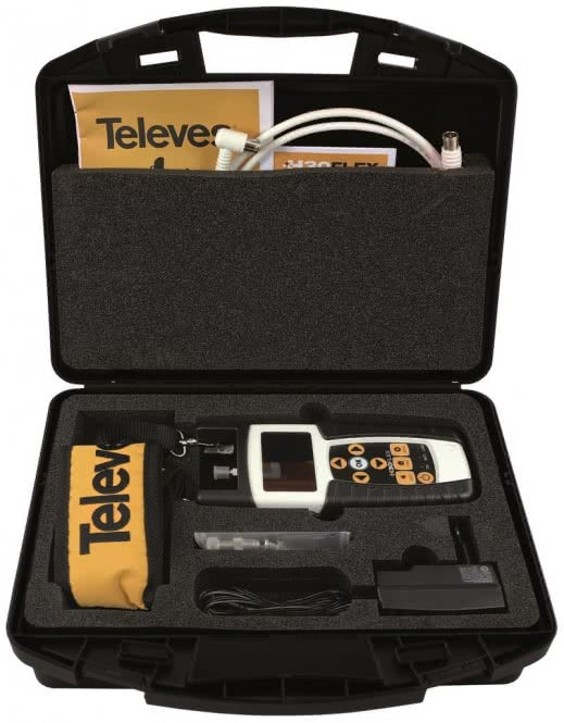 Televes Messgerät H30FLEX       H30S2C-K mit DVB-S2 und DVB-C mit Koffer   593313