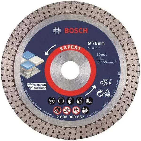 Bosch EXPERT HardCeramic      2608900652 Diamant Trennscheibe 76x1,9x10 mm