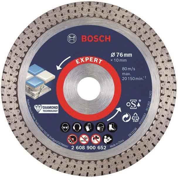 Bosch EXPERT HardCeramic      2608900652 Diamant Trennscheibe 76x1,9x10 mm