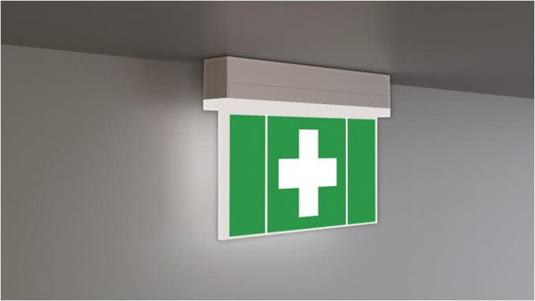 RP Sicherheits/Notleuchte 4,6W  KSC013SC  IP54 3h Wand/Decke m.Scheibe klar / 5J