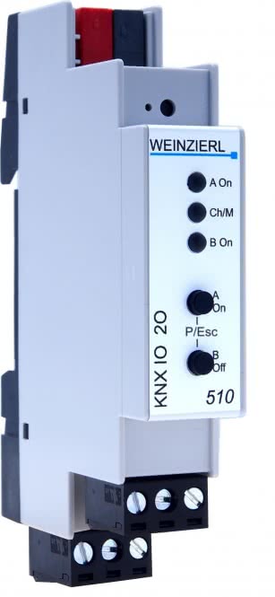 Weinzierl KNX IO 510.1 Schaltaktor  5444 m.2Ausgängen Logik-u.Timerfunktionen