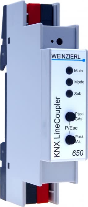 Weinzierl KNX LineCoupler 650 TP    5233 Linienkoppler 1TE (18mm)