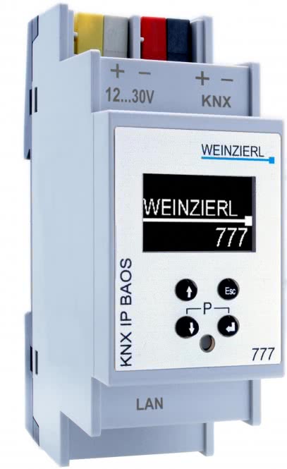 Weinzierl KNX IP BAOS 777           5193 Tunneling+Object Server 2000 Datenpunkte