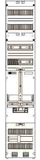 ABN Zählerplatz 3Pkt 1Z 4VTR     ZV19110 m.Klemmstein 5p 250x1350mm