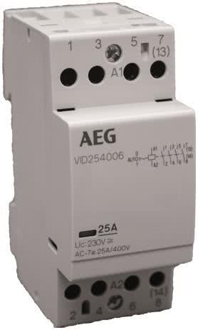 AEG Installationsschütz         VI254006 230V 25A 4S/0Ö                    113364