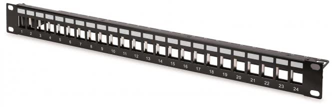 Assmann Modulares Patch Panel DN-91411 leer 24-Port 1HE RAL 9005