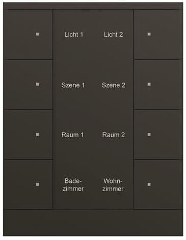 BJ 8f.Bedienelement       SB/U8.0.11-885 schwarz matt