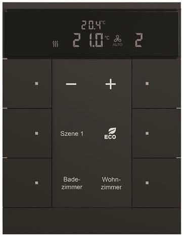 BJ HVAC-Gerät,6fach BE   SBR/U6.0.11-885 schwarz matt