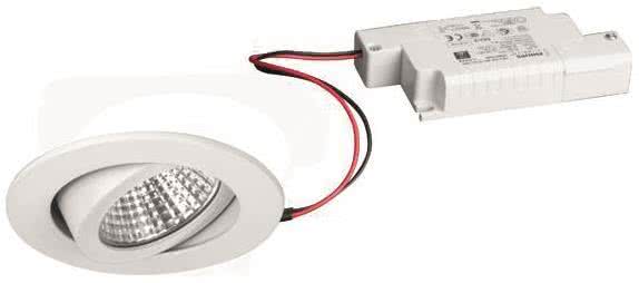 BRUM LED-Einbaustra. IP65 weiss   DAMITA  6W 650lm 3000K 230V dimmbar DA68 ET50mm