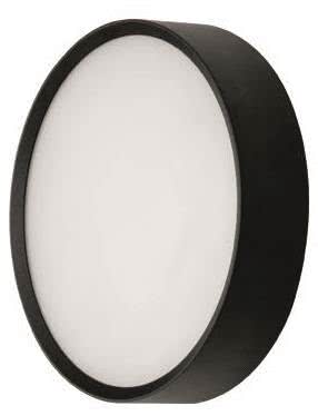 BRUM Wandleuchte EYE schwarz    10036183  12W 1000lm 3/4/5700K IP65 IK10 D250mm