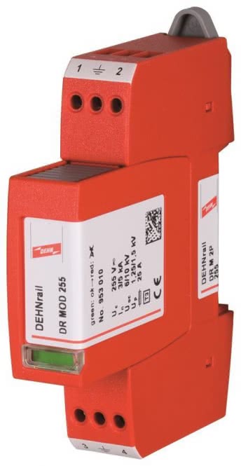 DEHN Üs-Ableiter                  953200      Dehnrail M 2-polig 255 DR M 2P 255