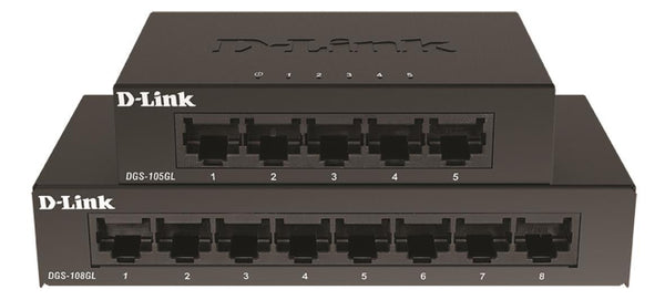 D-Link 5-Port Layer2 Gigabit DGS-105GL/E Light Switch o.IGMP 5x 10/100/1000Mbit/s