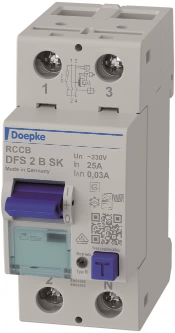 Doepke              DFS2 025-2/0,03-B SK Fehlerstromschutzschalter 2p 25 09124598