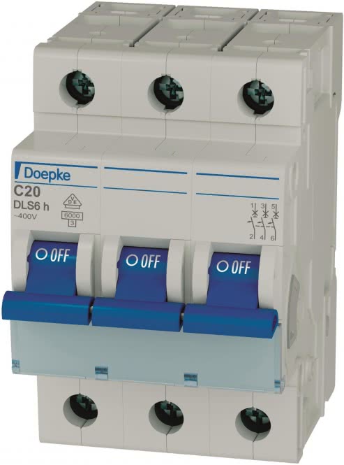 DOEP Automat C 25A          DLS 6H C25-3 **     6ka 3-polig