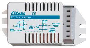 Eltako ES75-12..24V UC Stromstoßschalter (V)1S Leuchten n.potenzialf.10A 60100055