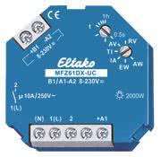 Eltako MFZ61DX-UC Analog Multifunktions (V) Zeitrelais 1S potenzialfrei 61100604