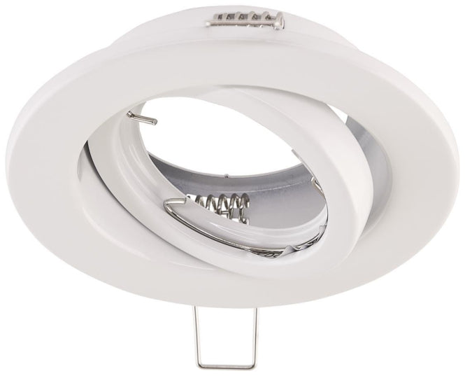 EVN Halogen-Einbauleuchte plan    517001 schwenkbar weiß DA80 D105mm ohne Fassung