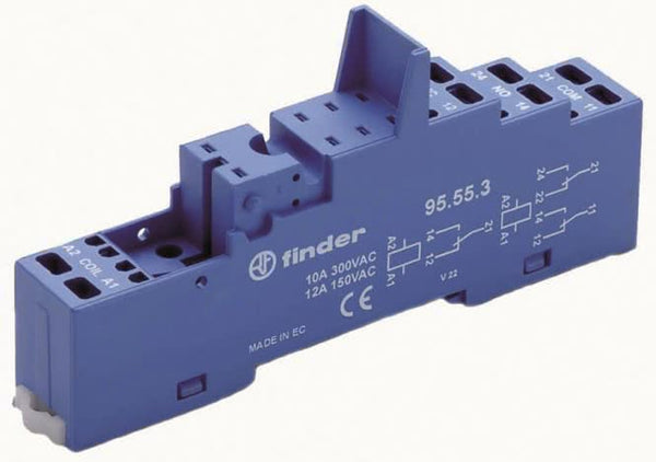 FIND                             95.55.3 Relaisfassung mit Zugfederklemmen
