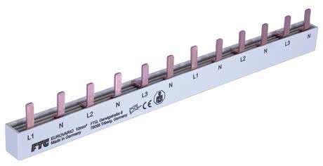 FTG Stift E 12 4-polig 10qmm   ESS41210N Sammelschiene Eurovario