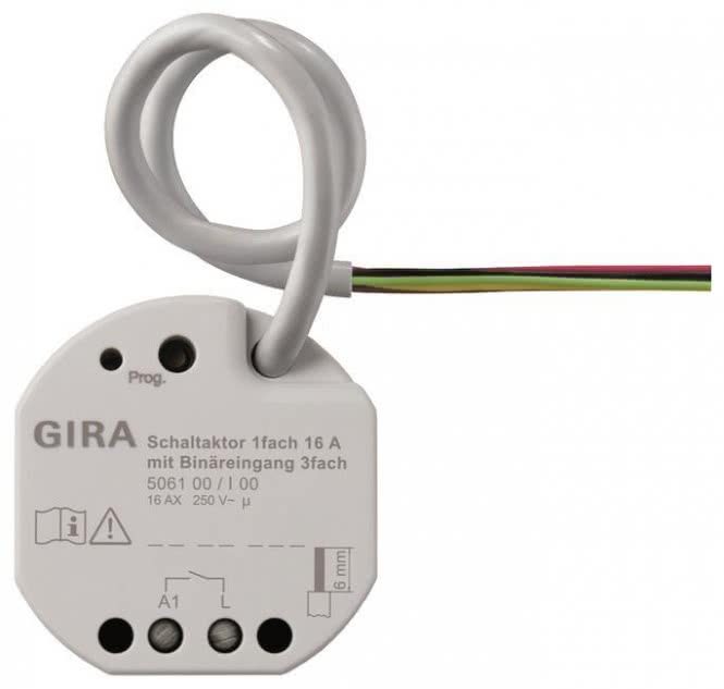 GIRA Schaltaktor 1f 16 A UP KNX   506100 Secure