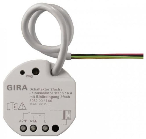 GIRA Schalt-/Jal.aktor 2f/1f 16 A 506200 UP KNX Secure