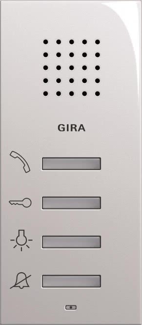 GIRA Wohnungsstation AP           125003 System 55 reinweiß glänzend