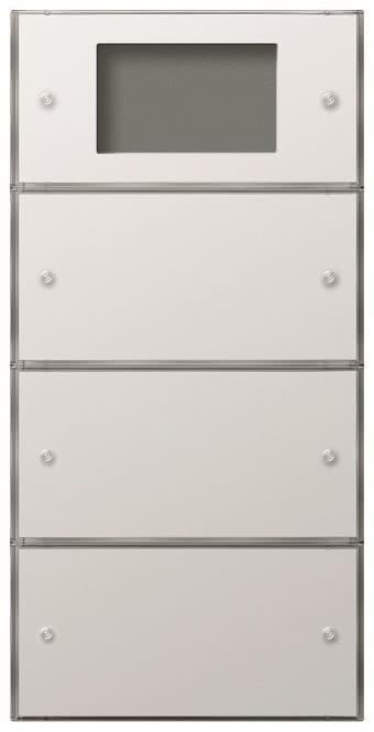 GIRA Tastsensor 3 Plus 3-fach    2043112 KNX (1+2) Flächenschalter reinweiß glä.