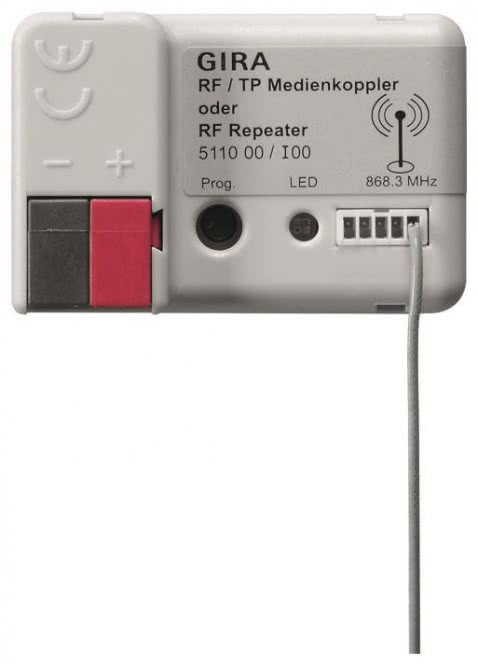 GIRA 511000 RF/TP                 511000 Medienkoppler/RF Repeater KNX