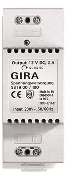 GIRA Spannungsversorgung 12VDC 2A 531900 Elektronik