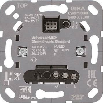 GIRA System 3000 Universal LED    540000 Standard Dimmeinsatz