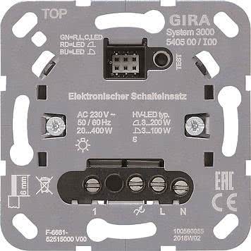 GIRA System 3000 Elektronischer   540500      Schalteinsatz