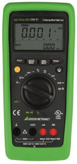 Gossen Multimeter METRALINE DM 61 CAT IV 300V/CAT III 600V           M194A