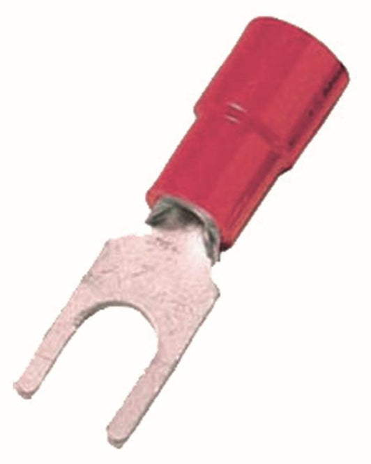 Intercable Quetschkabelschuh     ICIQ16G DIN46237 0,5-1qmm M6 rot Gabelform