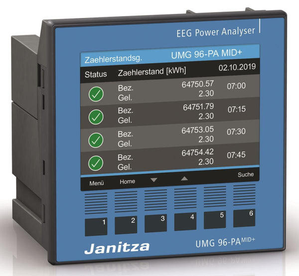 Janitza Energiemessgerät   UMG96-PA-MID+