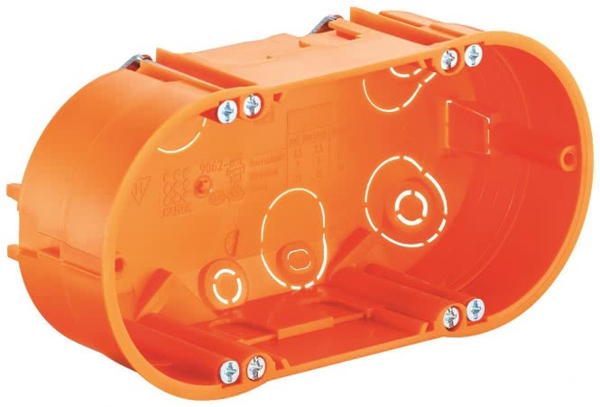 KAIS 2F-SCHALTERDOSE             9062-02 Doppelgeräteverbindungsdose Hohlwand