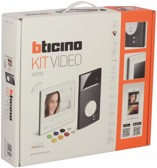 Bticino Flex'ONE          Bticino 363910 Video-Set m.Türstation LINEA3000 Black