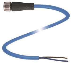 PF Kabeldose M12 2p NAMUR  V1-G-N-5M-PUR PUR-Kabel 5m Adern 2x0,34qmm 034536