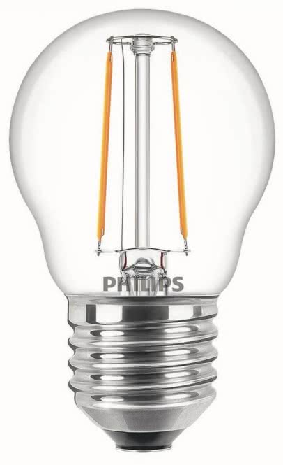 PHIL CorePro LEDluster 2-25W/827 Tropfen E27 250lm Glas klar  EEK E