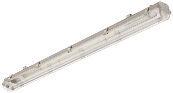 PHIL Feuchtraumleuchte IP65 Grau WT050C für 2x LED-Tube 1500mm 230V (KVG/VVG)