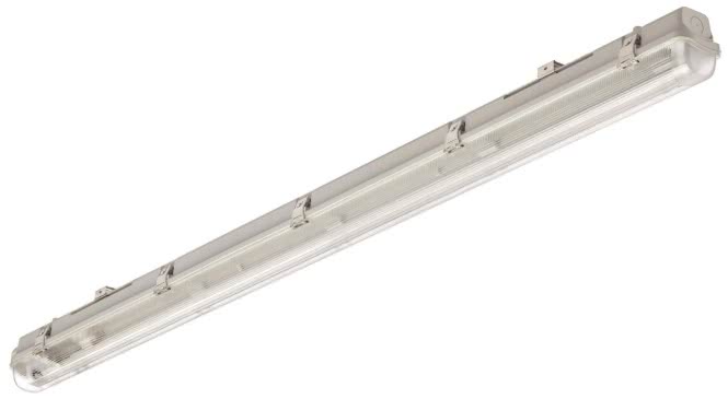 PHIL Feuchtraumleuchte IP65 Grau WT050C für 1x LED-Tube 1500mm 230V (KVG/VVG)