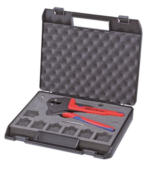 Knipex Crimp-Systemzange         9743200 im Servicekoffer