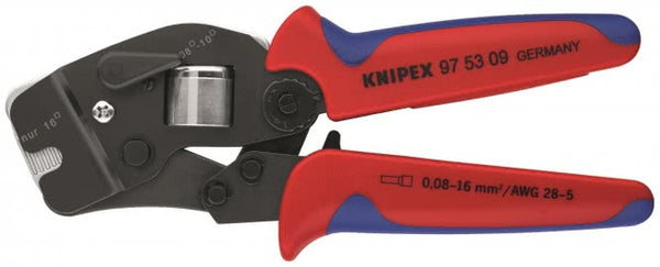 Knipex Crimpzange 190mm    975309 Aderendhülsen 0,08-10/16mm² AWG:28-6