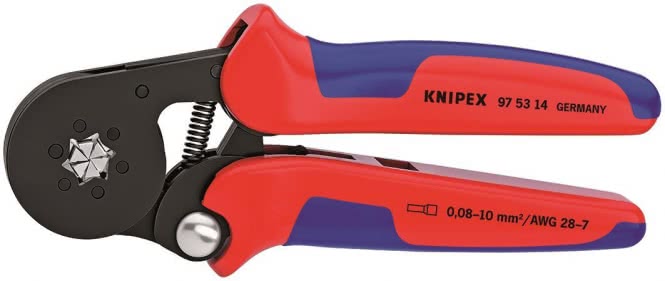 Knipex Aderendhülsenzange 180mm   975314 0,08-10qmm Sechskant   selbsteinstellend