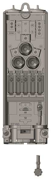 EKM 2050SK, 3xE14-L1,L2,L3,N,PE mit E-Se  3 Kabel bis 5x16qmm IP54   26630-000