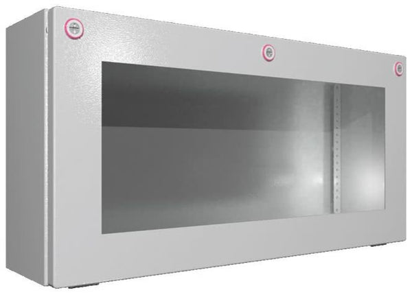 Rittal Busgehäuse KX Stahlblech  1612000 scharniertem Deckel, BHT 600x300x155mm