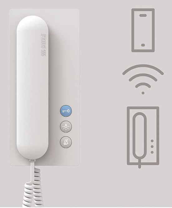 Siedle Haustelefon Weiss          IQ BTS mit WLAN zur Anbindung an die Siedle App