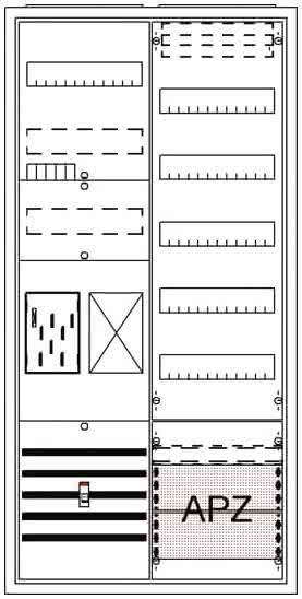 Striebel Komplettschrank APZ      BA27BB eHz 1100x550   1Z1V5